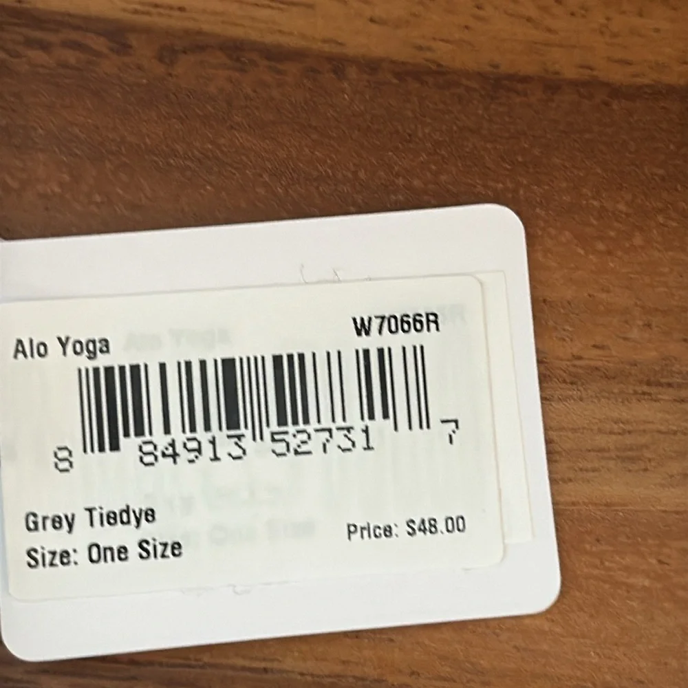 ALO Yoga Black and Gray Tie-Dye Tote Bag - Picture 4 of 4